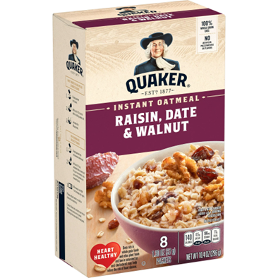 Quaker Instant Oatmeal Cups Variety Pack - 12 pack, 1.68 oz cups