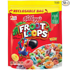 Kellogg's® Froot Loops Bag Cereal, 2 ct / 21.8 oz - Foods Co.