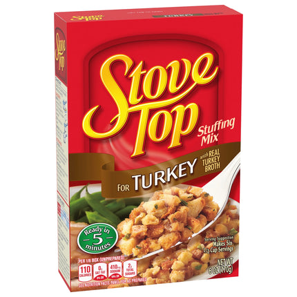 Stove Top Turkey Stuffing Mix Side Dish, 6 Oz Box