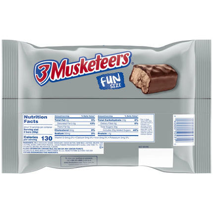 3 Musketeers Fun Size Chocolate Candy Bars - 10.48 Oz Bag