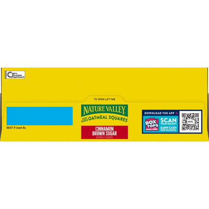 Nature Valley Soft Baked Oatmeal Squares, Cinnamon Brown Sugar, 12 Bars, 14.88 Oz
