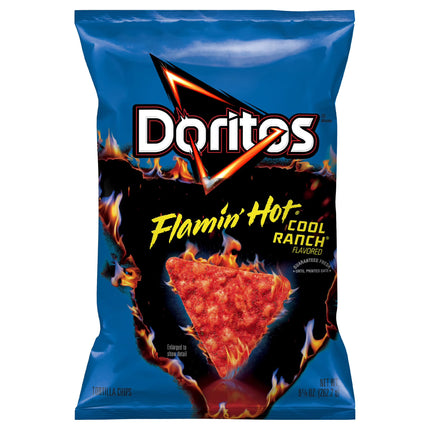 Doritos Flamin' Hot Cool Ranch Flavored Tortilla Chips, 9.25 Oz Bag