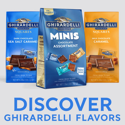 GHIRARDELLI Chocolate Candy Minis Assortment, 7.3 Oz Bag