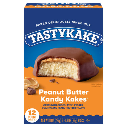 Tastykake Peanut Butter Kandy Kakes, 8 Oz (12 Count)