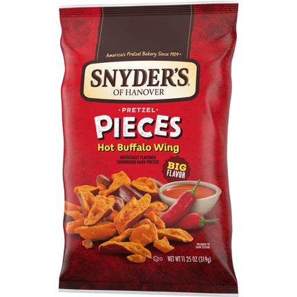 Snyder'S of Hanover Hot Buffalo Wing Flavored Pretzel Pieces, 11.25 Oz