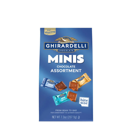 GHIRARDELLI Chocolate Candy Minis Assortment, 7.3 Oz Bag