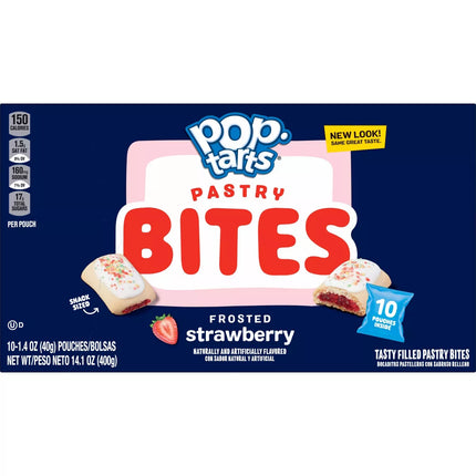Pop-Tarts Bites Frosted Strawberry Pastries - 10Ct /14.1Oz