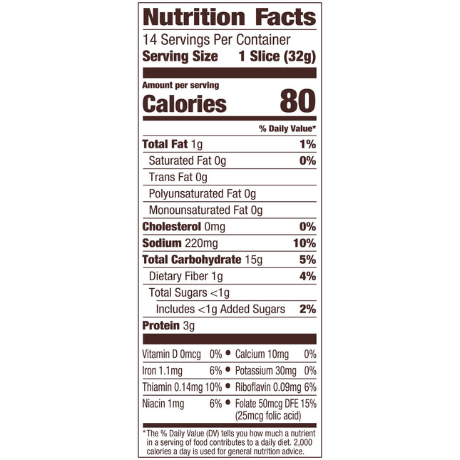 Pepperidge Farm Jewish Rye Seedless Bread, 16 Oz. Bag