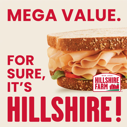 Hillshire Farm Ultra Thin Sliced Honey Roasted Turkey Breast Deli Lunch Meat, 16 Oz Plastic Tub