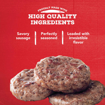Jimmy Dean Fully Cooked Original Pork Sausage Patties, 9.6 Oz, 8 Count
