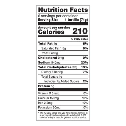 Mission Wraps Jalapeno Cheddar, 6 Count