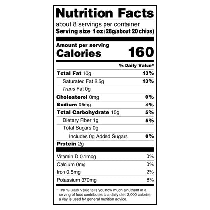 Utz Ripples Original Potato Chips, 7.75 Oz Bag