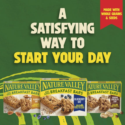 Nature Valley Soft Baked Breakfast Bars, Banana Chocolate Chip, 5 Bars, 8.85 Oz