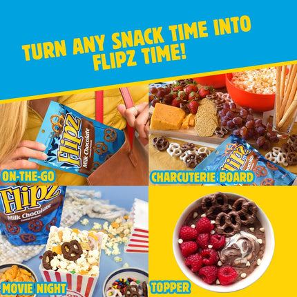 Flipz Milk Chocolate Covered Pretzels, 7.5 Oz