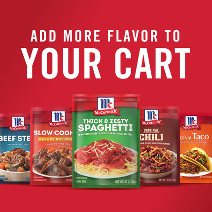 Mccormick Thick and Zesty Spaghetti Sauce Seasoning Mix, 1.37 Oz Packet