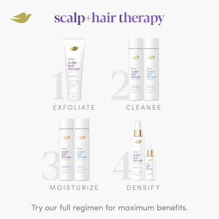 Dove Scalp + Hair Therapy Density Boost Clarifying Shampoo, 9.25 Oz
