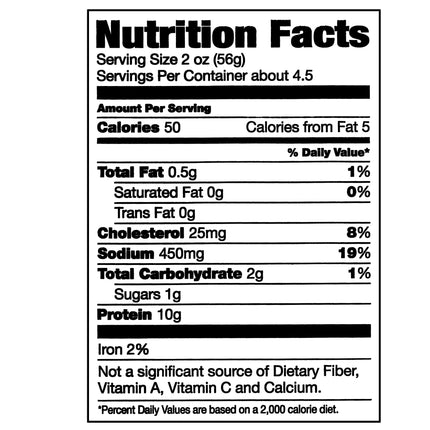 Great Value Rotisserie Chicken Lunchmeat, 9 Oz, Plastic Tub, 10G of Protein per 2Oz Serving