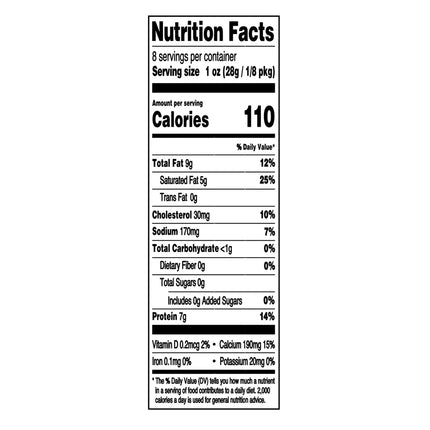 Great Value Colby & Monterey Jack Block Cheese, 8 Oz Chunk
