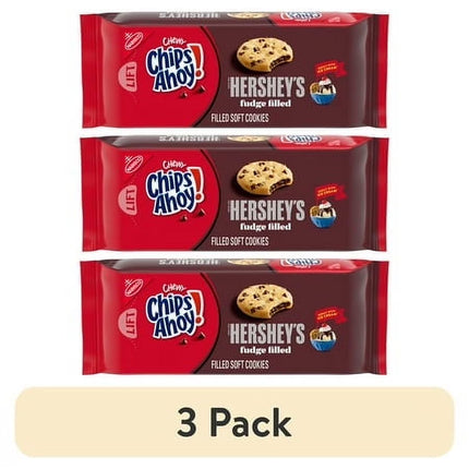 CHIPS AHOY! Chewy Hershey'S Fudge Filled Soft Cookies, 9.6 Oz