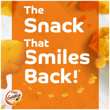 Goldfish Cheddar Cheese Crackers, Snack Packs, 1 Oz, 12 Count Multi-Pack Tray