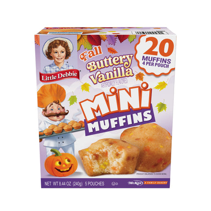 Little Debbie Family Pack Fall Mini Muffins (Buttery Vanilla)