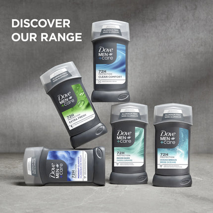 Dove Men+Care Deodorant Stick for Men Aluminum Free Midnight Classico with Essential Oils & Moisturizing Cream, 3 Oz