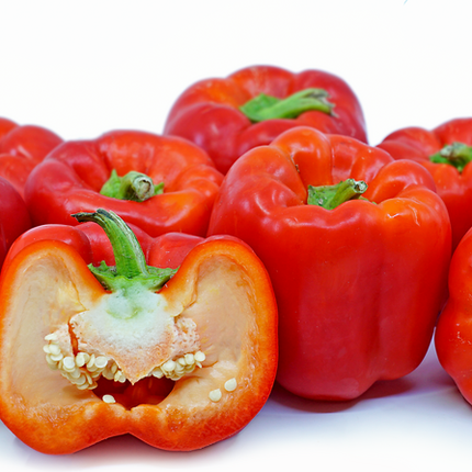 Sweet Red Bell Peppers 6 CT