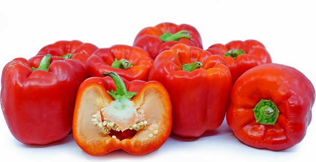 Sweet Red Bell Peppers 6 CT