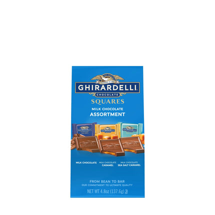 GHIRARDELLI Milk Chocolate Candy SQUARES Assortment, 4.8 Oz Bag