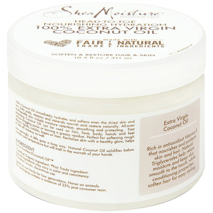 Sheamoisture Organic Smo 100% Pure Coconut Oil 10.5 Oz