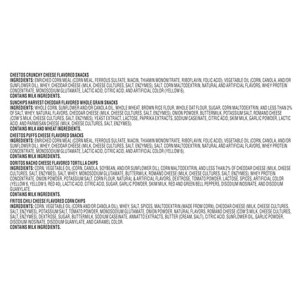 Frito-Lay Cheesy Snack Chips Variety Pack, 18 Count Multipack Box