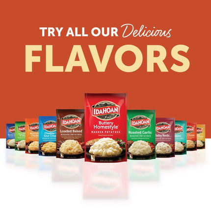 Idahoan Applewood Smoked Bacon Mashed Potatoes Side Dish, 4 Oz