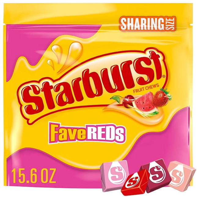 Starburst Favereds Fruit Chews Chewy Candy, Sharing Size - 15.6 Oz Bag