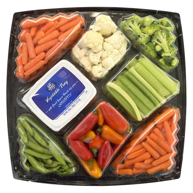 Vegetable Tray Variety Veggies & Dressing