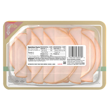 Oscar Mayer Deli Fresh Smoked Sliced Turkey Breast Deli Lunch Meat, 9 Oz Package