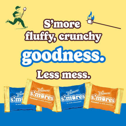 Whitman'S S'Mores Milk Chocolate Candy Classic Marshmallow, Bag 7.3 Oz. (10 Pieces)