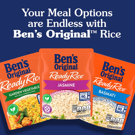 BEN'S ORIGINAL Ready Rice Butter and Garlic Flavored Rice, Easy Dinner Side, 8.8 OZ Pouch