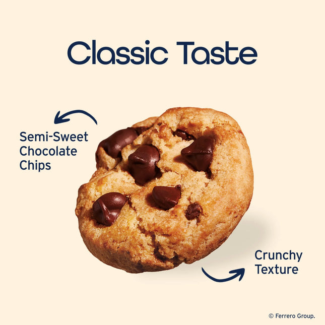 Famous Amos Classic Chocolate Chip Cookies, Bite-Size Cookies, Sweet Treats, 10 Pack Box, 1Oz