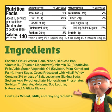Keebler Fudge Stripes, Original Shortbread Cookies Coated in Keebler Fudge, 11.5 Oz