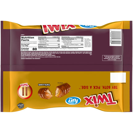 Twix Fun Size Halloween Chocolate Candy Bars - 18.28Oz Bag