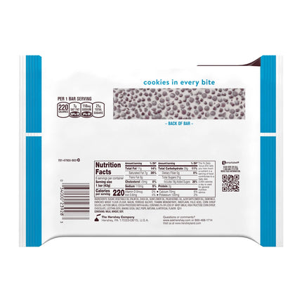 Hershey'S Cookies 'N' Creme Candy, Bars 1.55 Oz, 6 Count