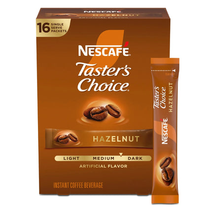 The Coffee House Box - Nescafé Taster's Choice hazelnut, 16 packs