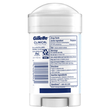 Gillette Clinical Antiperspirant and Deodorant for Men Arctic Ice 2.6Oz
