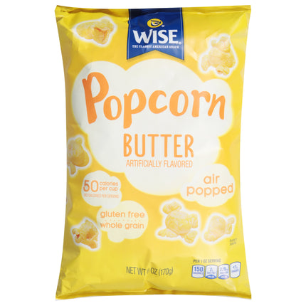 Wise Air Popped Butter Popcorn, 6 Oz.