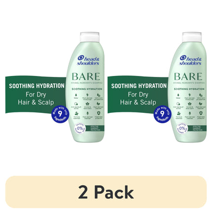 Head and Shoulders BARE Soothing Hydration Dandruff Shampoo, 13.5 Oz