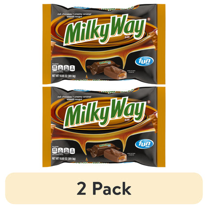 Milky Way Fun Size Halloween Chocolate Candy Bars - 18.47Oz Bag