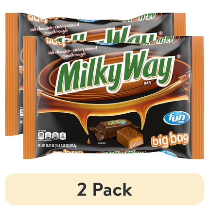 Milky Way Fun Size Halloween Chocolate Candy Bars - 18.47Oz Bag