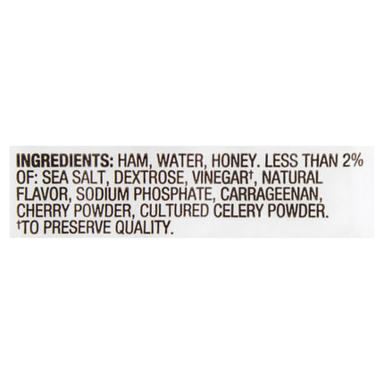 Great Value Honey Ham Lunchmeat Plastic Tub, 9 Oz