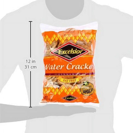 Excelsior Genuine Jamaican Water Crackers Cinnamon, 11.85 OZ