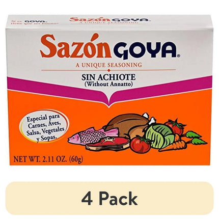 Goya Sazon without Annatto Seasoning, 2.11 Oz